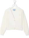 Mimi Cable-knit Cardigan In White