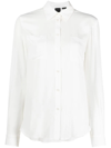 Pinko Button-fastening Long-sleeve Shirt In White