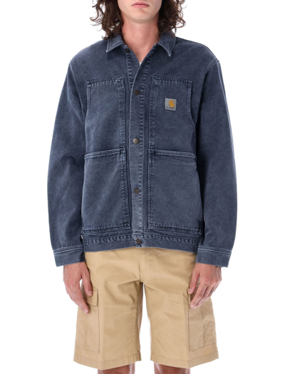 Carhartt Double Front Jacket In Dark Navy | ModeSens
