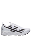 Ea7 Emporio Armani Kombat Fabric Low-top Sneakers In White