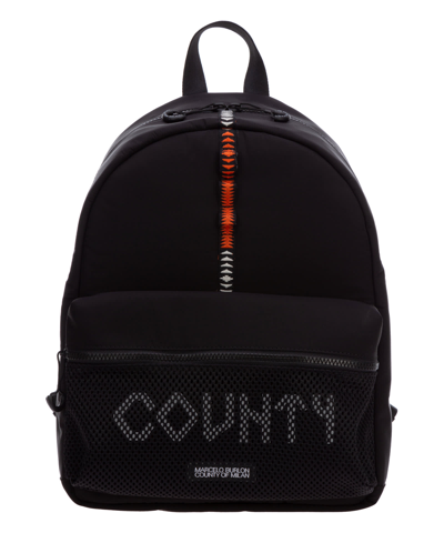 Marcelo Burlon County Of Milan County Tape Backpack In Black