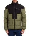 Marcelo Burlon County Of Milan Marcelo Burlon Cross Two-tone Down Jacket In Green