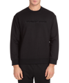 Emporio Armani Sweatshirt In Cotton And Modal In Blue