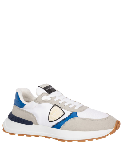Philippe Model Antibes Mondial White And Beige With Blue Details Trainers