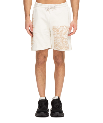Ihs Cotton Track Shorts In Beige