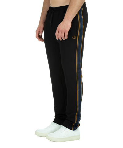 Fred Perry Cotton Sweatpants In Black