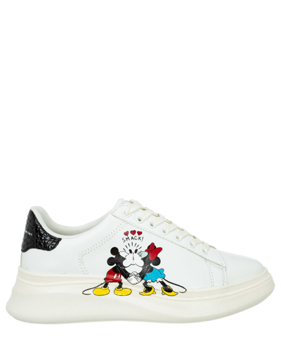Moa Master Of Arts Disney Mickey And Minnie Mouse Double Gallery Mickey And Minnie Mouse Double Gallery Sneakers In White