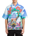 Gcds Multicolor One Piece Edition Land Of Wano Shirt In Light Blue