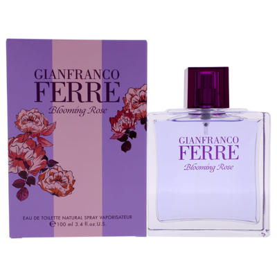 Gianfranco Ferre Blooming Rose By  For Women - 3.4 oz Edt Spray In Black / Rose / White