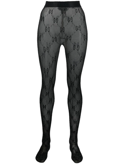 Gucci Gg Supreme Sheer Tights