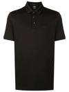 Hugo Boss Blue Palosh 30 Polo Shirt In Black