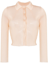 Our Legacy Ladies Silver Gold Mix Mazzy Polo Shirt In Gold