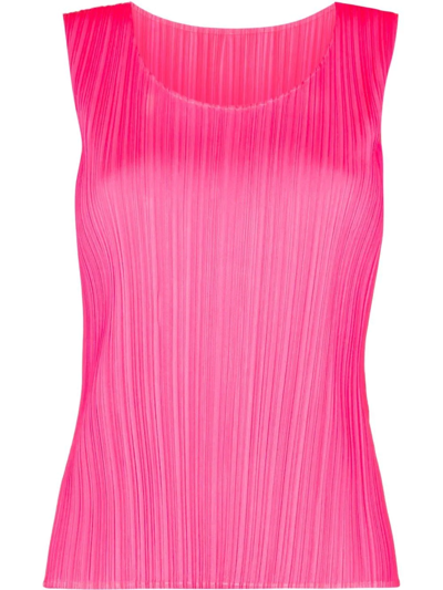 Issey Miyake Pink Monthly Colors April Tank Top