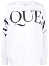 Alexander Mcqueen Sweatshirt With Logo Print In White