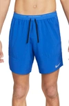 Nike Men's Stride Dri-fit 7" 2-in-1 Running Shorts In Blue