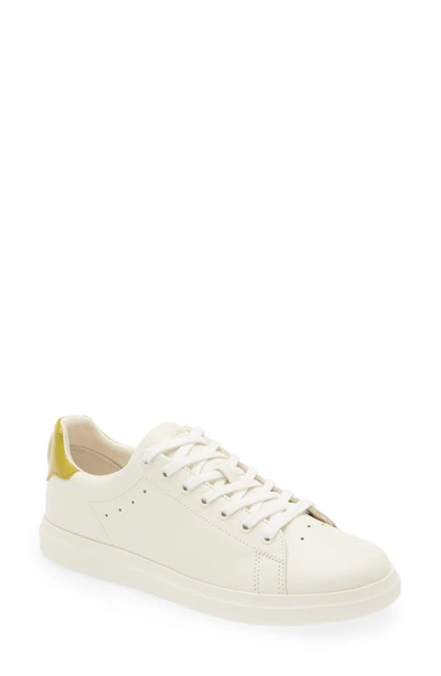 Tory Burch Howell Sneaker In New Ivory / Lemon Lime