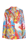Etro Blooming Paisley Jacquard Blazer Jacket In Multi