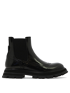 Alexander Mcqueen Chelsea Ankle Boots In Black  