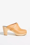 Swedish Hasbeens Slip In Classic Clogs In Yellow