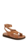 Madewell The Natasha Flatform Sandal In Desert Camel