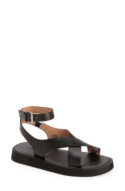 Madewell The Natasha Flatform Sandal In True Black