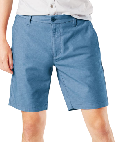 Dockers Men's Big & Tall Ultimate Supreme Flex Stretch Solid Shorts In Blue Shadow