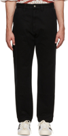 Stussy Black Cotton Trousers