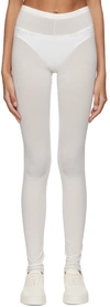 The Row Off-white Fraidy Lounge Pants In Ntw Natural White