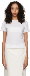 The Row Wesler Short-sleeve Top In White
