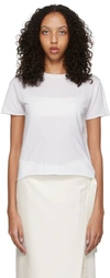 The Row Wesler Short-sleeve Top In Bright White