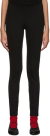 The Row Woolworth High-rise Scuba Leggings In Black