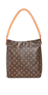 Shopbop Archive Louis Vuitton Looping Mm, Monogram Brown In Brown