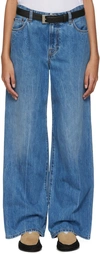 The Row Egli Boyfriend Denim Jeans In Blue