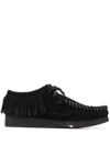 PALM ANGELS FRINGED LACE-UP SHOES