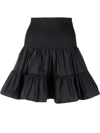 Maje Jun A-line Miniskirt In Noir
