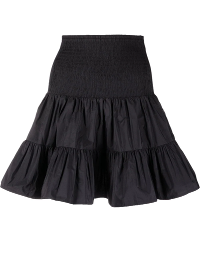 Maje Jun A-line Miniskirt In Black