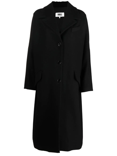 Mm6 Maison Margiela Single-breasted Blazer In Black