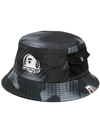 A BATHING APE ABSTRACT-PRINT BUCKET HAT