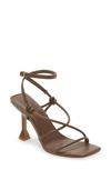 Open Edit Reggie Sandal In Brown Chocolate