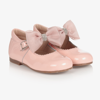 CHILDREN'S CLASSICS GIRLS PINK PATENT BOW SHOES