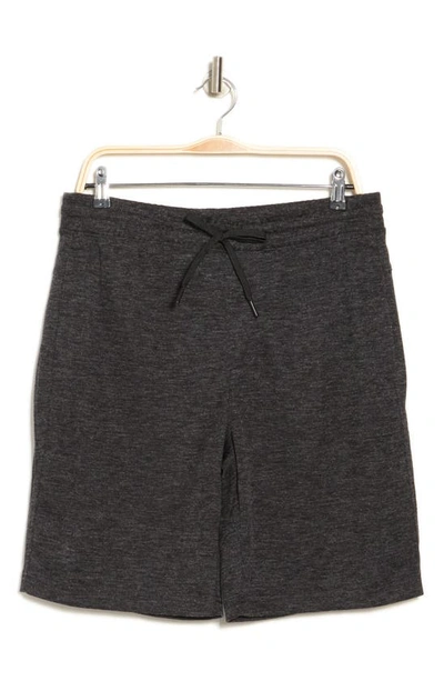 90 Degree By Reflex Zip Pocket Knit Shorts In Charcoal