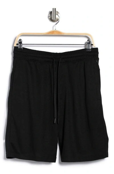 90 Degree By Reflex Zip Pocket Knit Shorts In Black