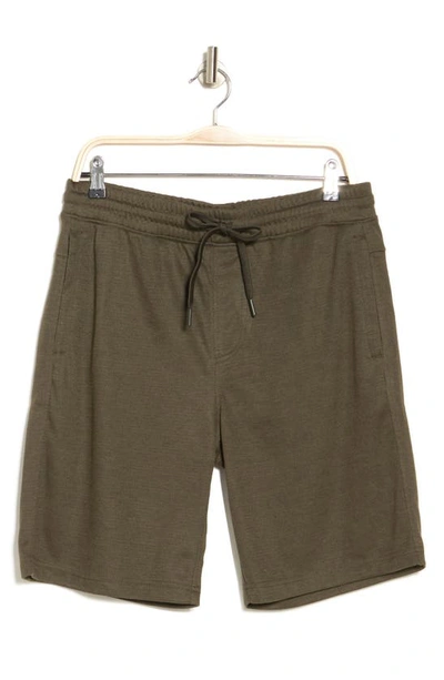 90 Degree By Reflex Zip Pocket Knit Shorts In Olive