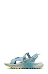 Nike Oneonta Nn Sandals In Worn Blue/multi In Worn Blue/ Night Forest