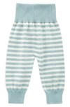 Ashmi And Co Babies' Jordan Stripe Cotton Pants In Blue