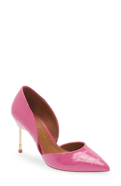 Kurt Geiger Bond 90 D'orsay Pump In Bright Pink