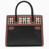 BURBERRY TITLE MINI BAG IN TWO-TONED LEATHER