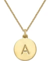 Kate Spade Letter Pendant Necklace In A