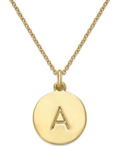 Kate Spade Letter Pendant Necklace In A