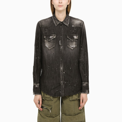 Dsquared2 Black Casual Shirt